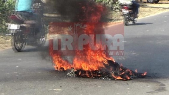 Strike evokes mixed response at Kailashahar Strike evokes mixed response at Kailashahar